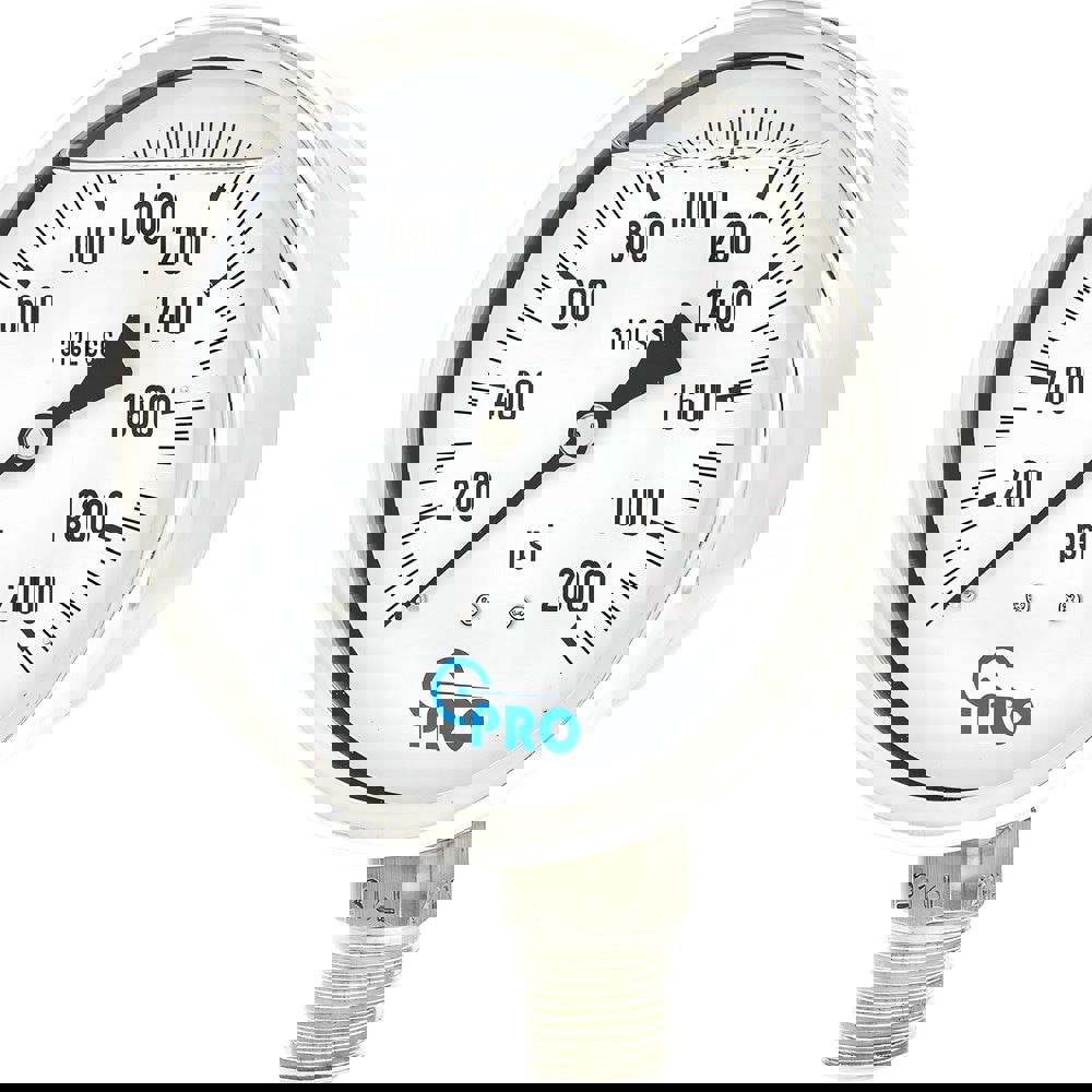 Pressure Gauges; Gauge Type: Pressure Single Scale ; Scale Type: Single ; Accuracy (%): 3-2-3% ; Dial Type: Analog ; Thread Type: NPT ; Bourdon Tube Material: Stainless Steel