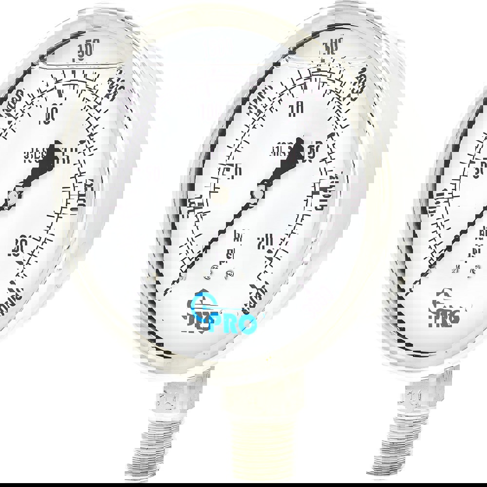 Pressure Gauges; Gauge Type: Pressure Dual Scale ; Scale Type: Dual ; Accuracy (%): 3-2-3% ; Dial Type: Analog ; Thread Type: NPT ; Bourdon Tube Material: Stainless Steel