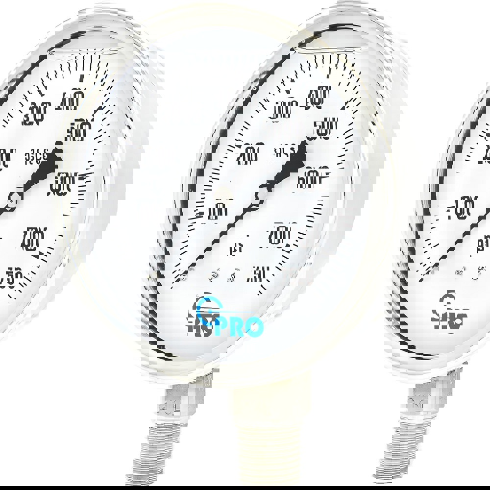Pressure Gauges; Gauge Type: Pressure Single Scale ; Scale Type: Single ; Accuracy (%): 3-2-3% ; Dial Type: Analog ; Thread Type: NPT ; Bourdon Tube Material: Stainless Steel