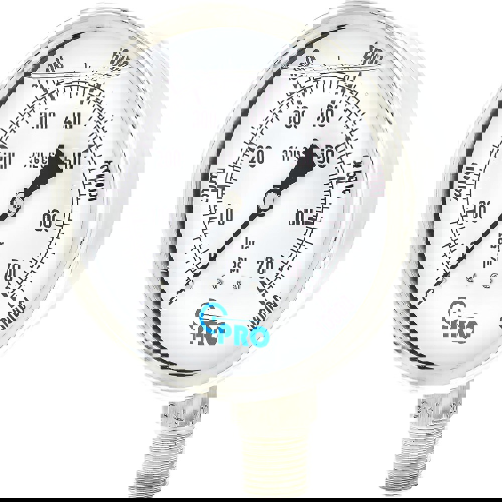 Pressure Gauges; Gauge Type: Pressure Dual Scale ; Scale Type: Dual ; Accuracy (%): 3-2-3% ; Dial Type: Analog ; Thread Type: NPT ; Bourdon Tube Material: Stainless Steel