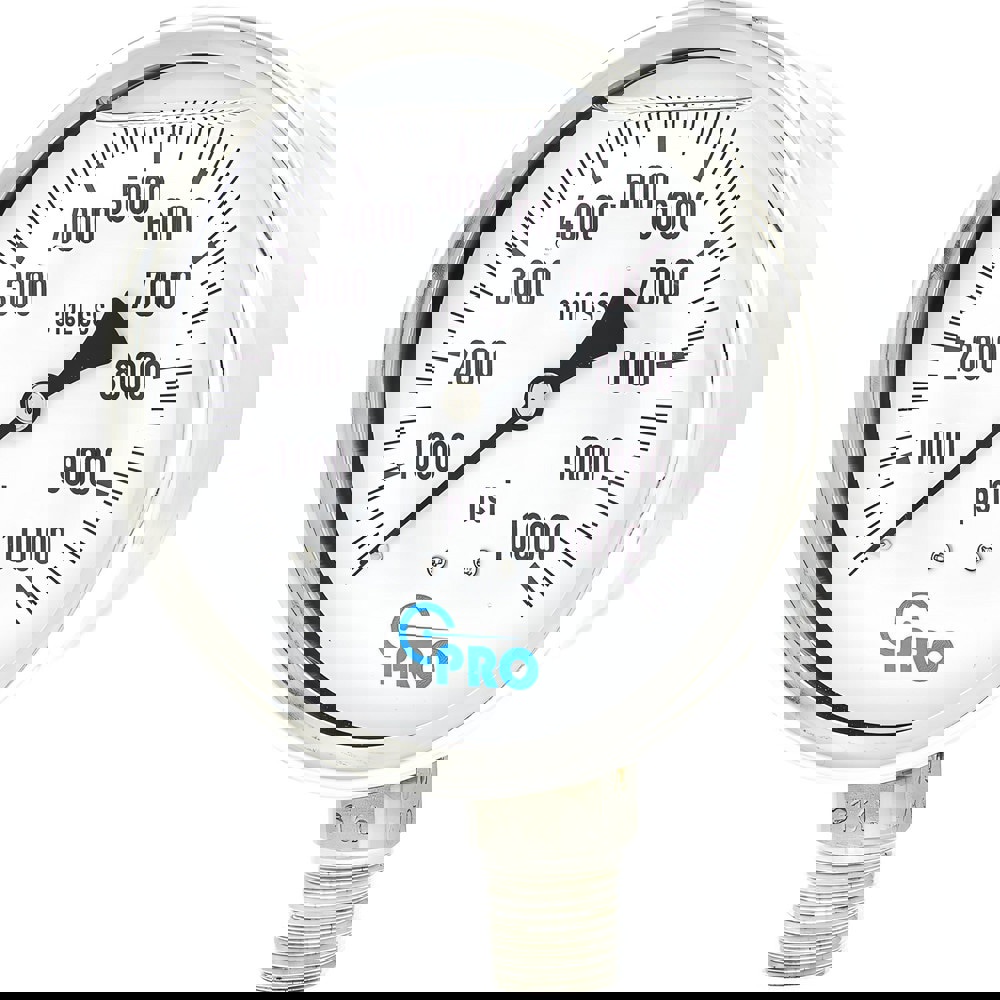 Pressure Gauges; Gauge Type: Pressure Single Scale ; Scale Type: Single ; Accuracy (%): 3-2-3% ; Dial Type: Analog ; Thread Type: NPT ; Bourdon Tube Material: Stainless Steel