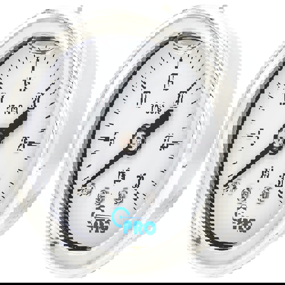 Pressure Gauges; Gauge Type: Pressure Single Scale ; Scale Type: Single ; Accuracy (%): 3-2-3% ; Dial Type: Analog ; Thread Type: NPT ; Bourdon Tube Material: Stainless Steel