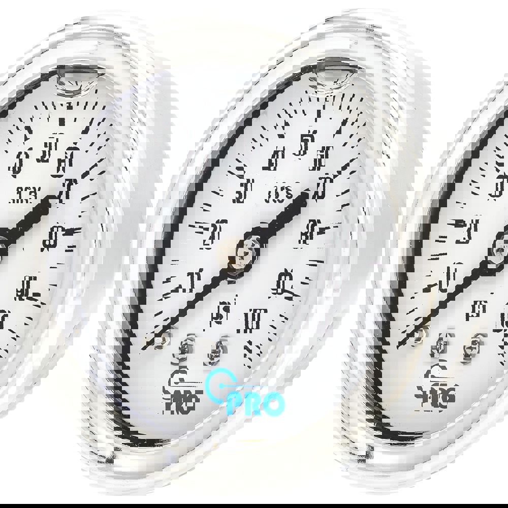 Pressure Gauges; Gauge Type: Pressure Single Scale ; Scale Type: Single ; Accuracy (%): 3-2-3% ; Dial Type: Analog ; Thread Type: NPT ; Bourdon Tube Material: Stainless Steel