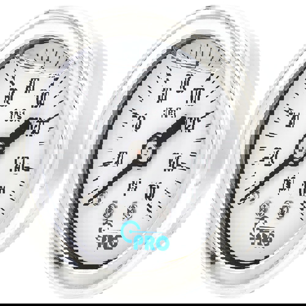 Pressure Gauges; Gauge Type: Pressure Single Scale ; Scale Type: Single ; Accuracy (%): 3-2-3% ; Dial Type: Analog ; Thread Type: NPT ; Bourdon Tube Material: Stainless Steel