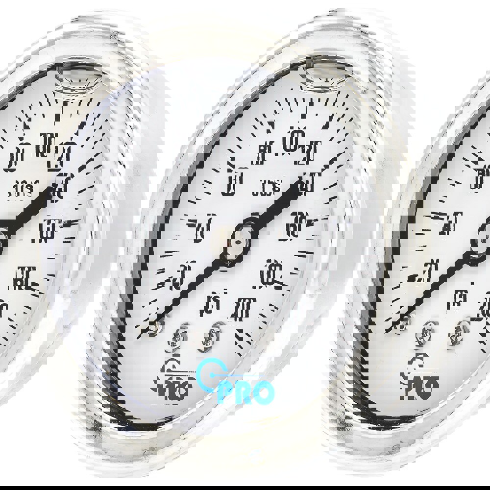 Pressure Gauges; Gauge Type: Pressure Single Scale ; Scale Type: Single ; Accuracy (%): 3-2-3% ; Dial Type: Analog ; Thread Type: NPT ; Bourdon Tube Material: Stainless Steel