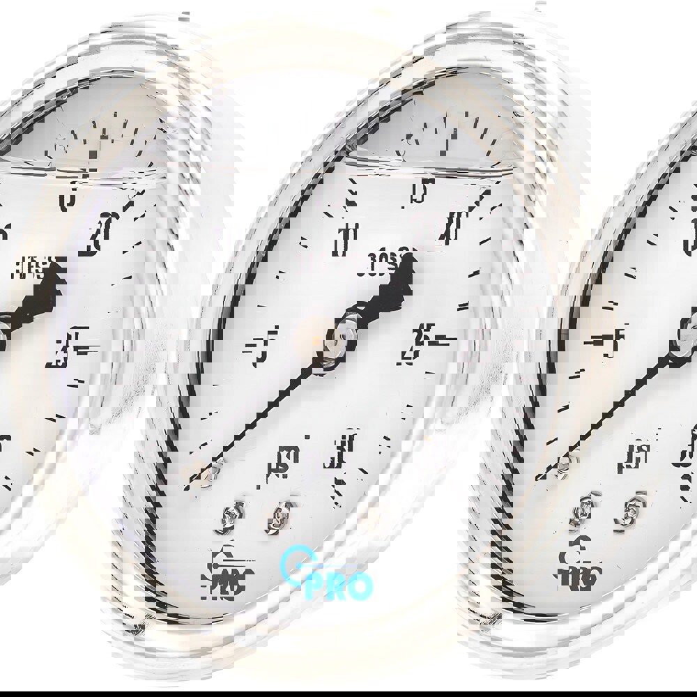 Pressure Gauges; Gauge Type: Pressure Single Scale ; Scale Type: Single ; Accuracy (%): 3-2-3% ; Dial Type: Analog ; Thread Type: NPT ; Bourdon Tube Material: Stainless Steel