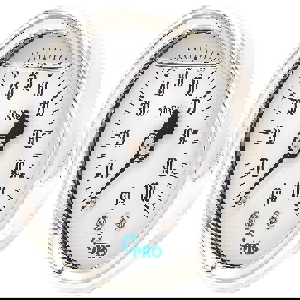 Pressure Gauges; Gauge Type: Pressure Single Scale ; Scale Type: Single ; Accuracy (%): 3-2-3% ; Dial Type: Analog ; Thread Type: NPT ; Bourdon Tube Material: Stainless Steel