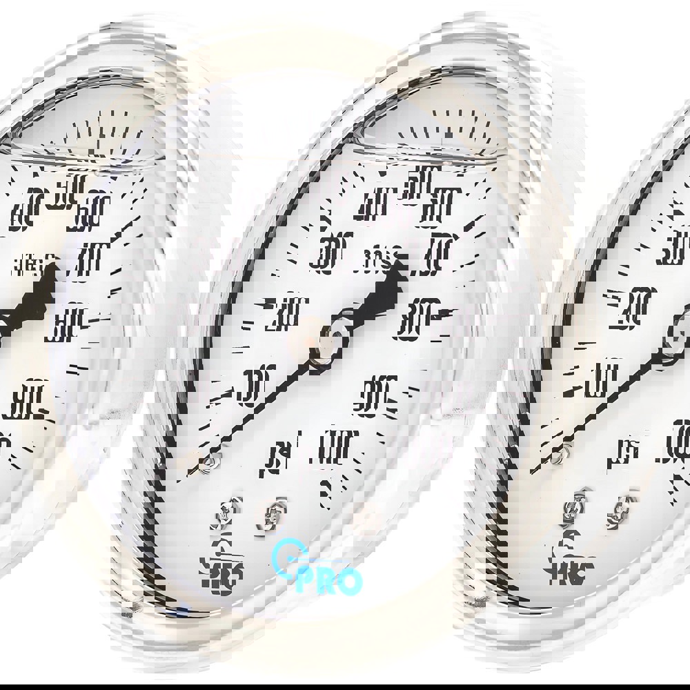 Pressure Gauges; Gauge Type: Pressure Single Scale ; Scale Type: Single ; Accuracy (%): 3-2-3% ; Dial Type: Analog ; Thread Type: NPT ; Bourdon Tube Material: Stainless Steel
