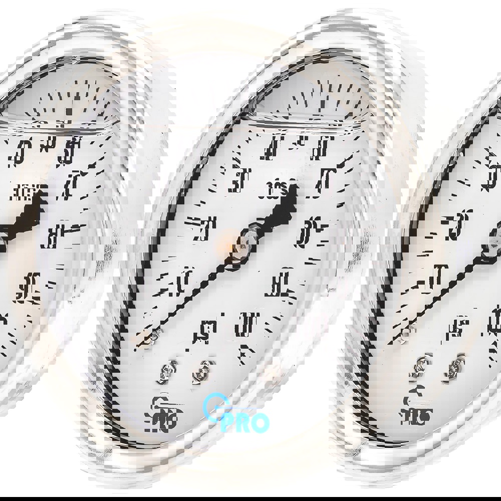 Pressure Gauges; Gauge Type: Pressure Single Scale ; Scale Type: Single ; Accuracy (%): 3-2-3% ; Dial Type: Analog ; Thread Type: NPT ; Bourdon Tube Material: Stainless Steel