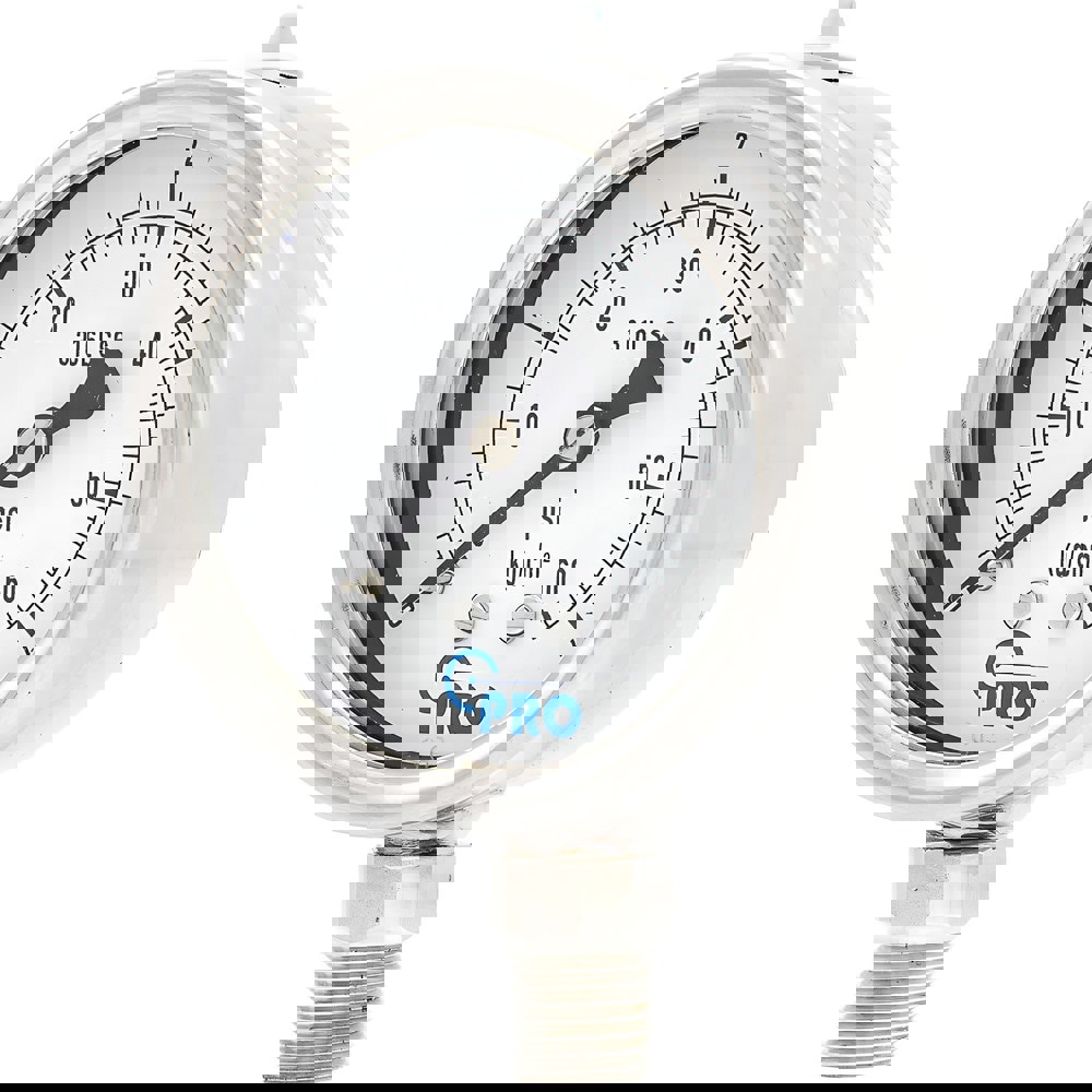 Pressure Gauges; Gauge Type: Pressure Dual Scale ; Scale Type: Dual ; Accuracy (%): 1.00% ; Dial Type: Analog ; Thread Type: NPT ; Bourdon Tube Material: Stainless Steel