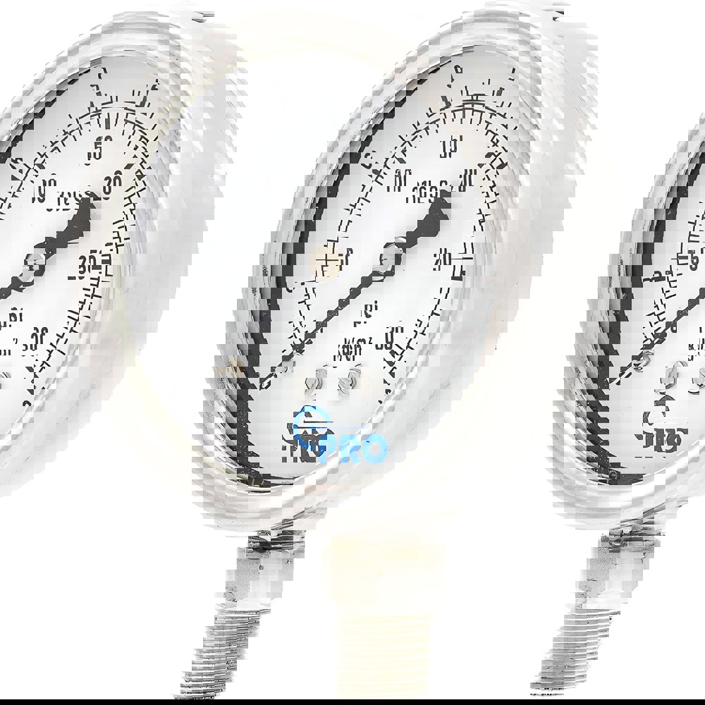 Pressure Gauges; Gauge Type: Pressure Dual Scale ; Scale Type: Dual ; Accuracy (%): 1.00% ; Dial Type: Analog ; Thread Type: NPT ; Bourdon Tube Material: Stainless Steel