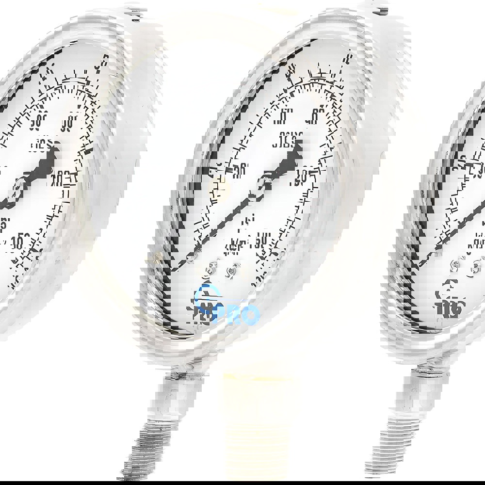 Pressure Gauges; Gauge Type: Pressure Dual Scale ; Scale Type: Dual ; Accuracy (%): 1.00% ; Dial Type: Analog ; Thread Type: NPT ; Bourdon Tube Material: Stainless Steel