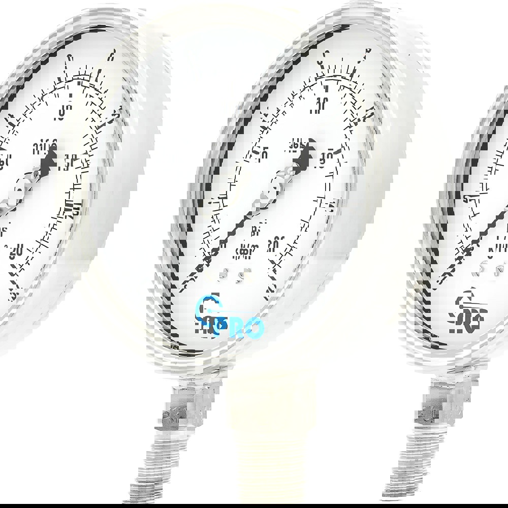 Pressure Gauges; Gauge Type: Pressure Dual Scale ; Scale Type: Dual ; Accuracy (%): 1.00% ; Dial Type: Analog ; Thread Type: NPT ; Bourdon Tube Material: Stainless Steel