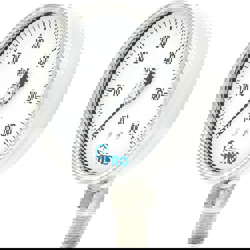 Pressure Gauges; Gauge Type: Pressure Single Scale ; Scale Type: Single ; Accuracy (%): 1.00% ; Dial Type: Analog ; Thread Type: NPT ; Bourdon Tube Material: Stainless Steel