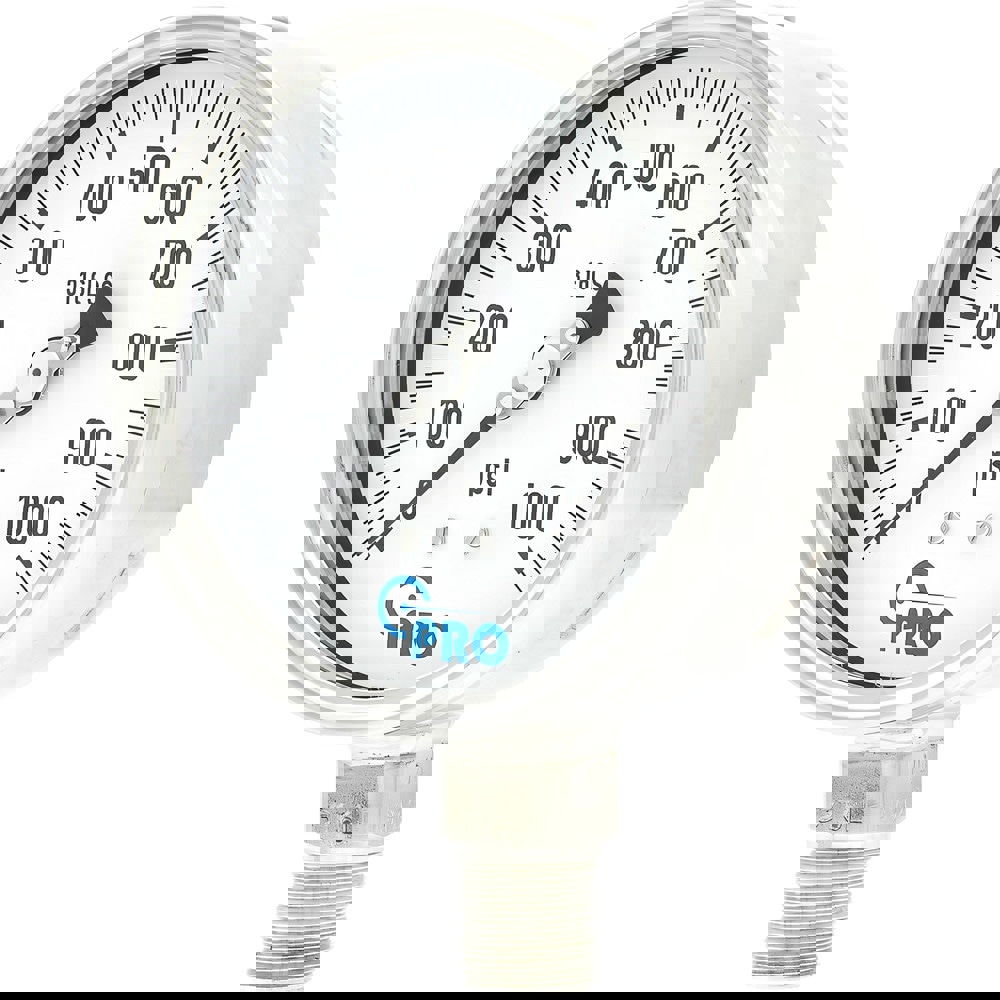 Pressure Gauges; Gauge Type: Pressure Single Scale ; Scale Type: Single ; Accuracy (%): 1.00% ; Dial Type: Analog ; Thread Type: NPT ; Bourdon Tube Material: Stainless Steel