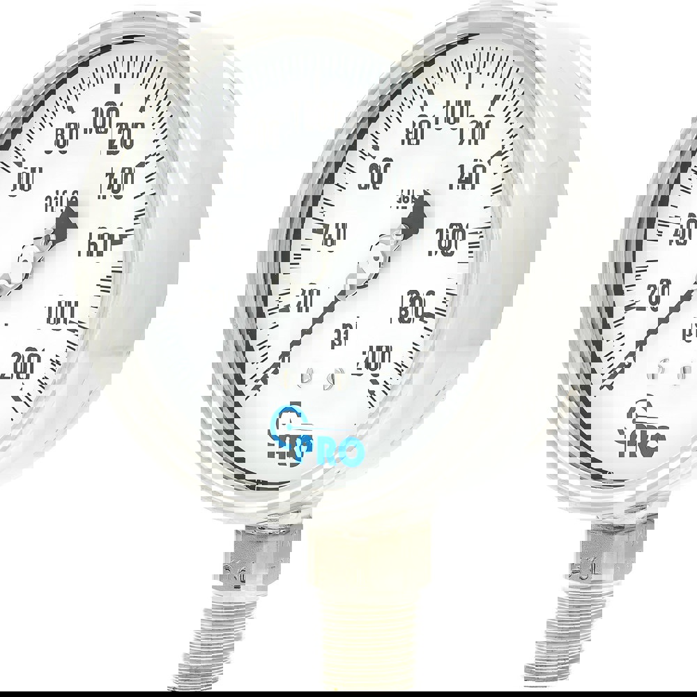 Pressure Gauges; Gauge Type: Pressure Single Scale ; Scale Type: Single ; Accuracy (%): 1.00% ; Dial Type: Analog ; Thread Type: NPT ; Bourdon Tube Material: Stainless Steel