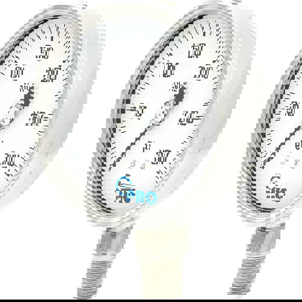 Pressure Gauges; Gauge Type: Pressure Single Scale ; Scale Type: Single ; Accuracy (%): 1.00% ; Dial Type: Analog ; Thread Type: NPT ; Bourdon Tube Material: Stainless Steel