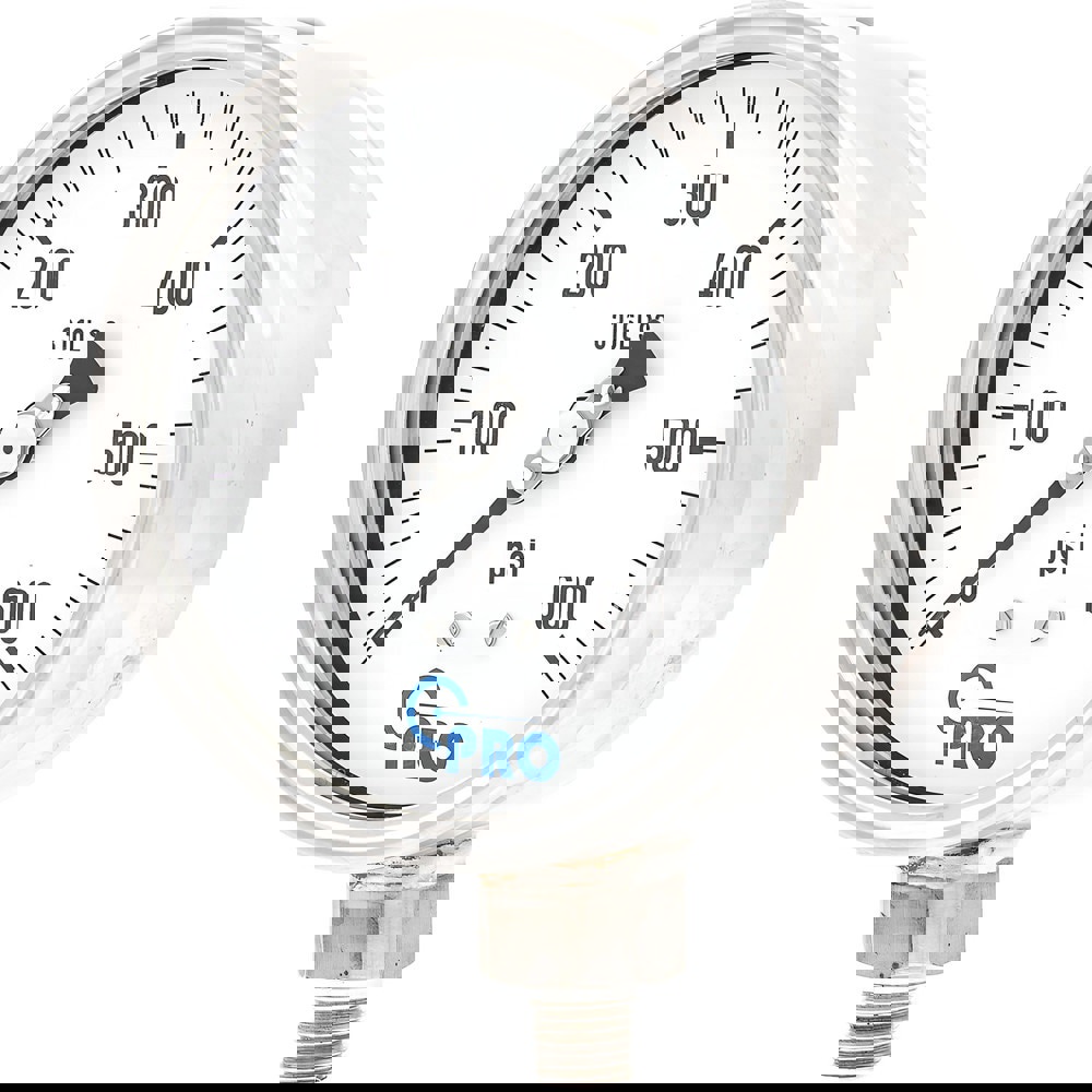 Pressure Gauges; Gauge Type: Pressure Single Scale ; Scale Type: Single ; Accuracy (%): 1.00% ; Dial Type: Analog ; Thread Type: NPT ; Bourdon Tube Material: Stainless Steel