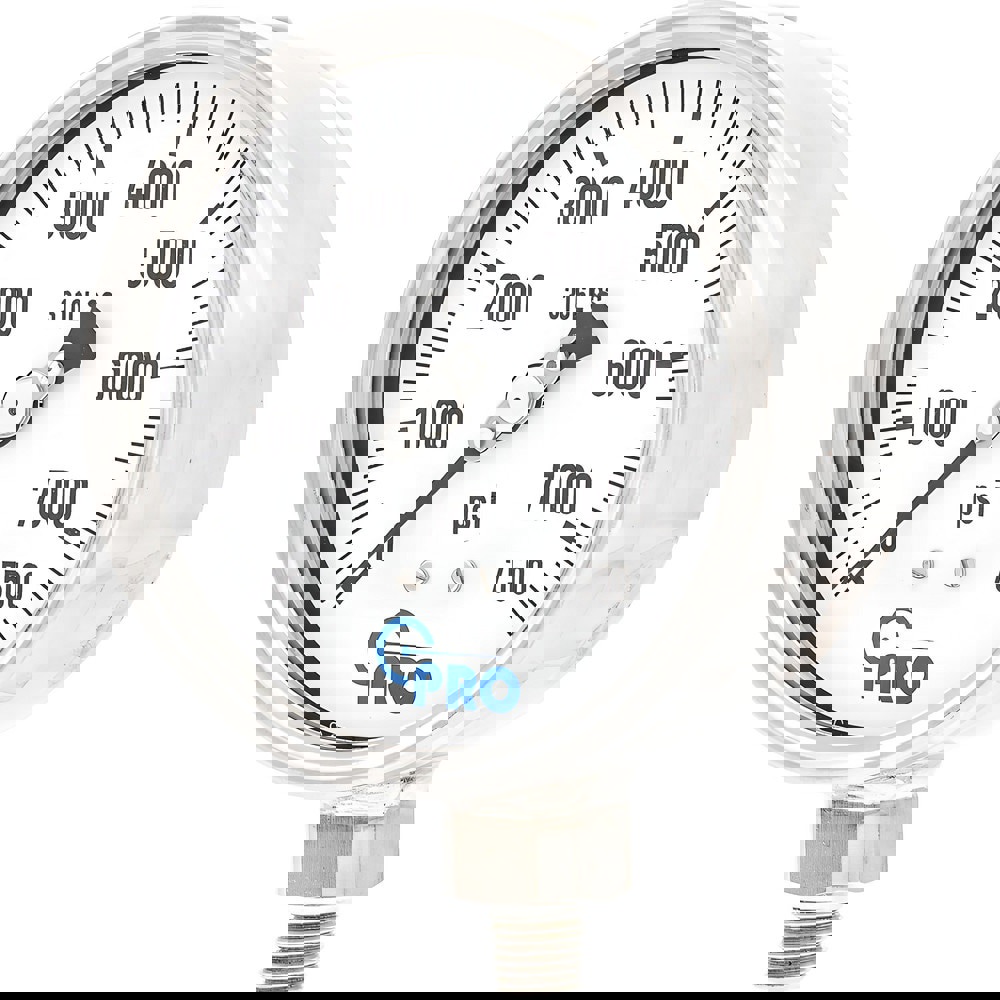 Pressure Gauges; Gauge Type: Pressure Single Scale ; Scale Type: Single ; Accuracy (%): 1.00% ; Dial Type: Analog ; Thread Type: NPT ; Bourdon Tube Material: Stainless Steel