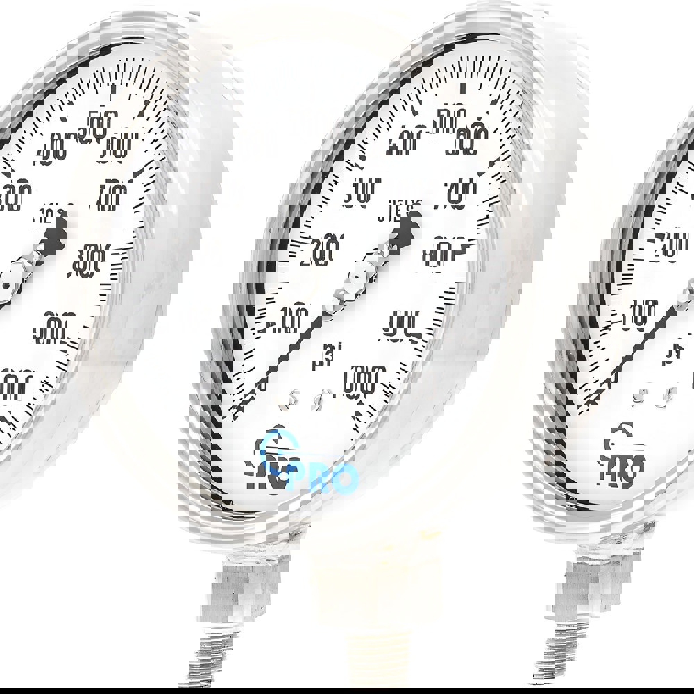 Pressure Gauges; Gauge Type: Pressure Single Scale ; Scale Type: Single ; Accuracy (%): 1.00% ; Dial Type: Analog ; Thread Type: NPT ; Bourdon Tube Material: Stainless Steel