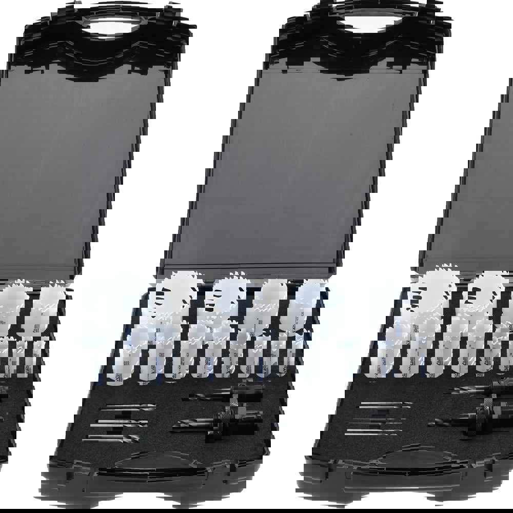 Contractor's Hole Saw Kit: 17 Pc, 5/8 to 3