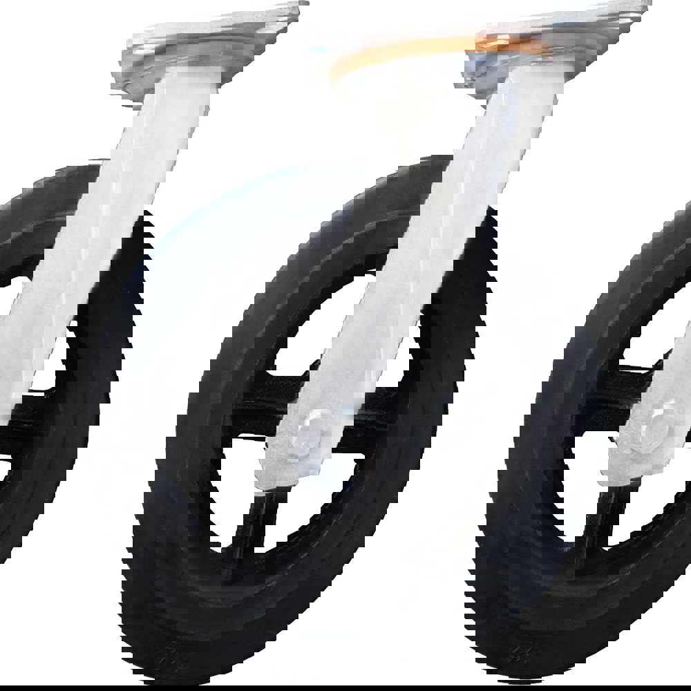 Caster Wheels; Wheel Diameter (Inch): 8in ; Mount Type: Bolt-On ; Bearing Type: Ball ; Wheel Width (Inch): 2in ; Wheel Hardness: Hard ; Style: Swivel