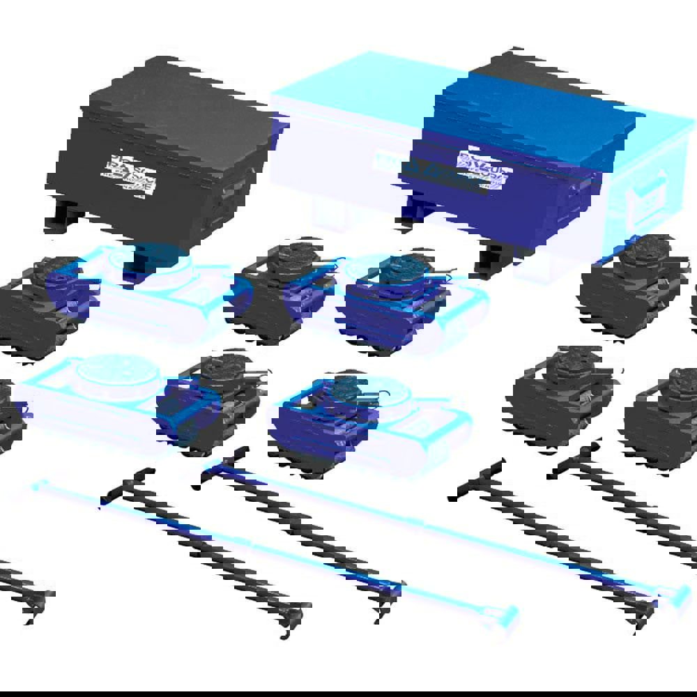 Dollies; Dolly Type: Machine ; Load Capacity (Lb. - 3 Decimals): 33000.000 ; Material: Steel ; Platform Style: Solid ; Platform Surface: Rubber Padded ; Body Material: Steel