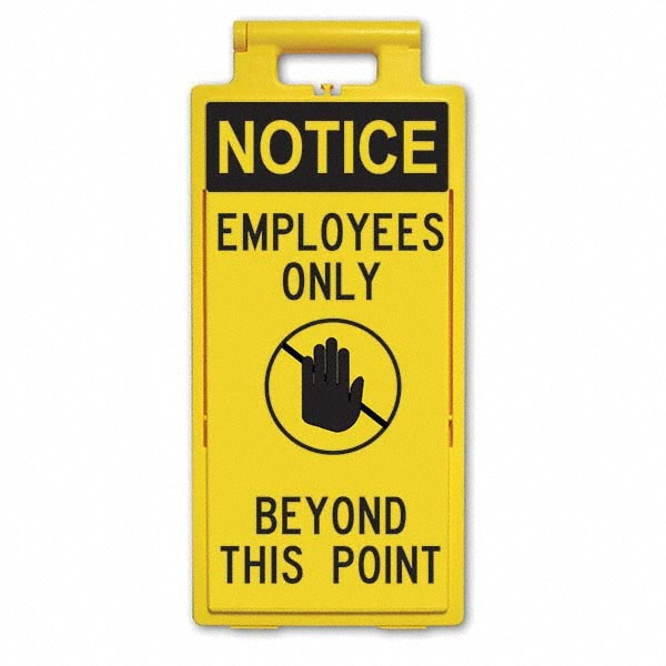 Cone & A Frame Floor Signs; Sign Type: Accident Prevention ; Overall Height: 25in ; Viewing Points: Four-View ; Number of Printed Sides: 2