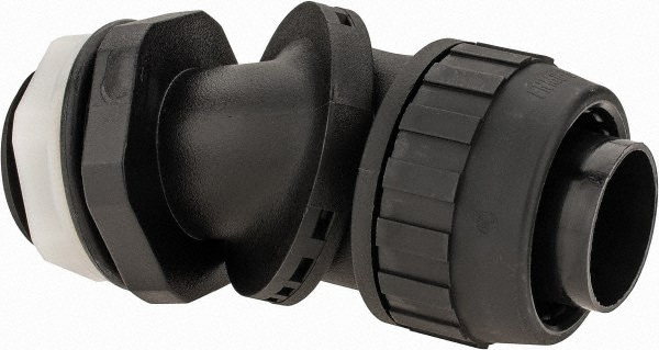 Conduit Connector: For Liquid-Tight, Nylon, 1
