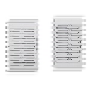 10 x 8 in. Residential Ceiling & Sidewall Register White 1-Way Steel
