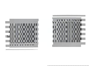 14 x 6 in. Residential Ceiling & Sidewall Register in White 1-way Steel