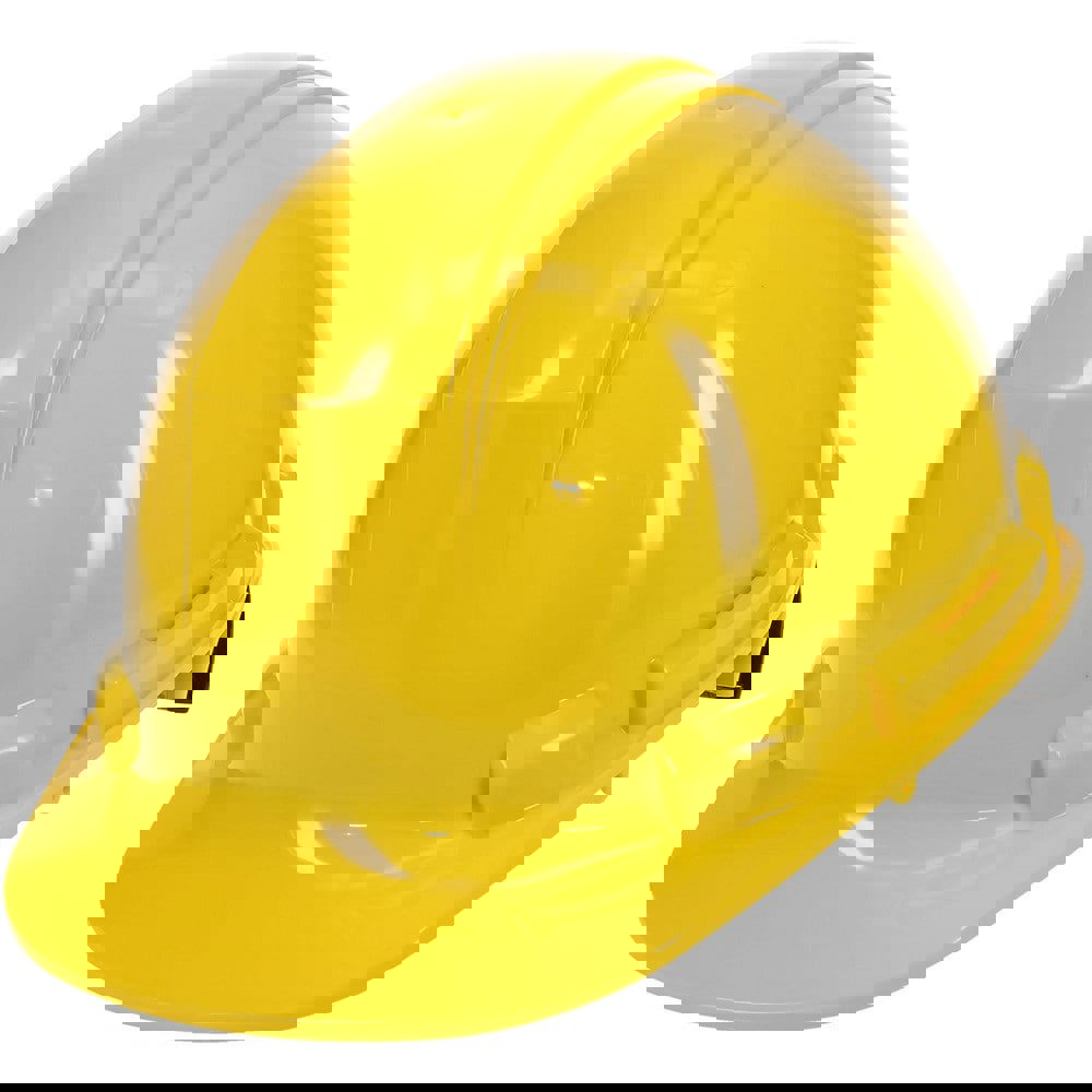 Hard Hat: Full Brim, Type I, Class E, 4-Point Suspension