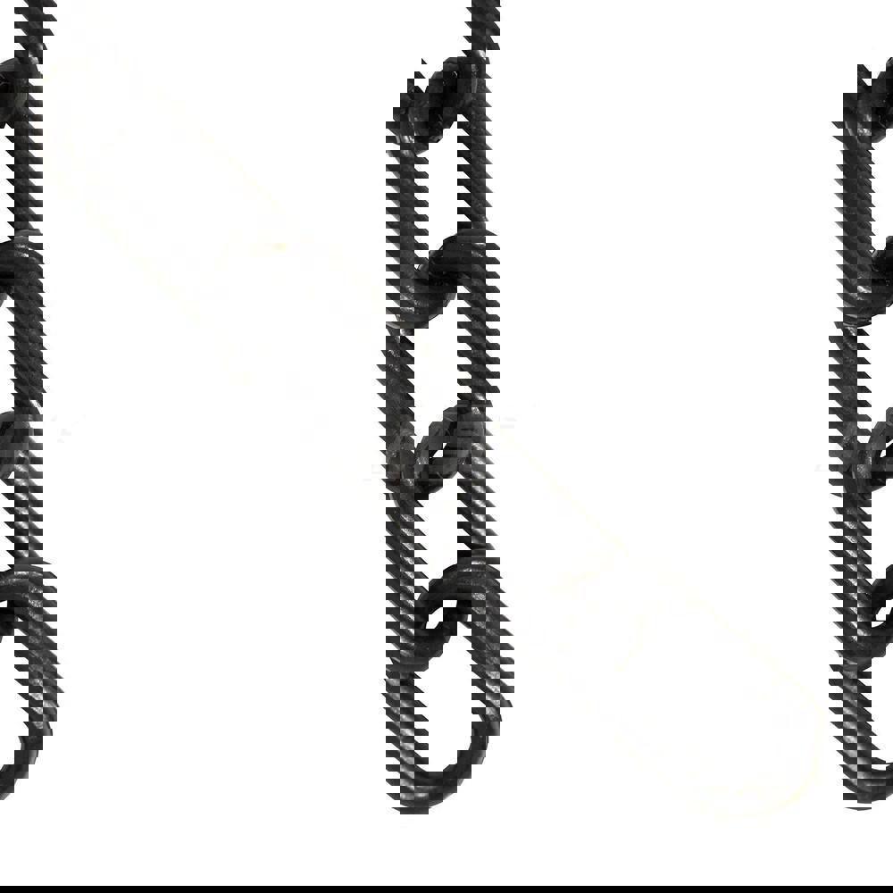 Pedestrian Barrier Chain: Plastic, Black