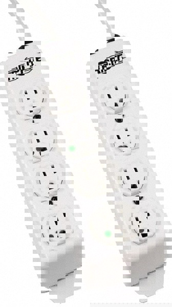 Power Outlet Strips; Amperage: 15 A; Amperage: 15 A; Voltage: 120 V; Number of Outlets: 4; Number Of Outlets: 4; Mounting Type: Free Hanging; Keyhole; Strip Length: 8.6500 in; Cord Length: 15 ft; Voltage: 120 V; Strip Length (Inch): 8.6500; Strip Length (