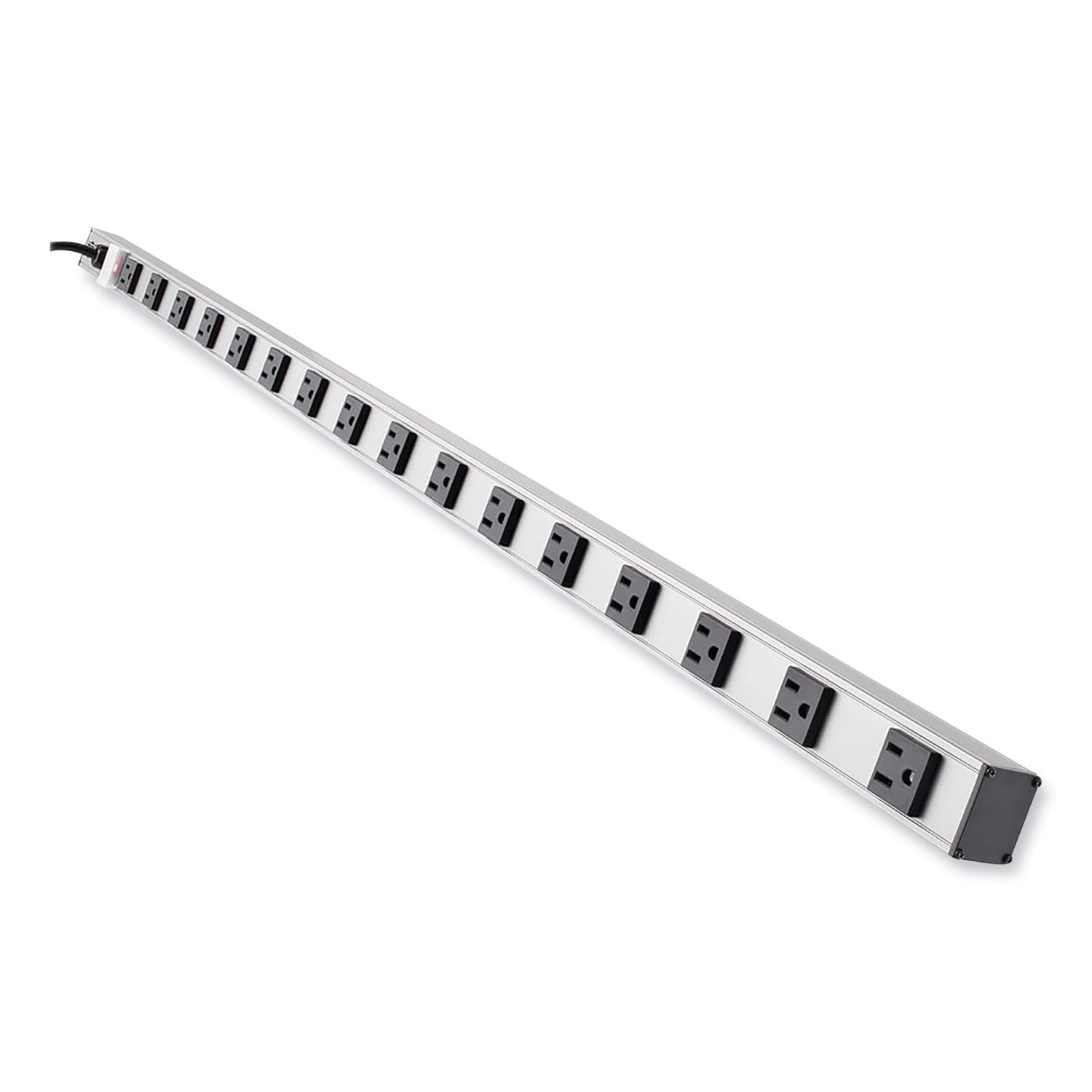 Power Outlet Strips; Amperage: 15 A; Amperage: 15 A; Voltage: 120 V; Number of Outlets: 16; Mount Type: Raceway; Number Of Outlets: 16; Mounting Type: Raceway; Strip Length: 48 in; Cord Length: 15 ft; Voltage: 120 V; Strip Length (Inch): 48; Strip Length