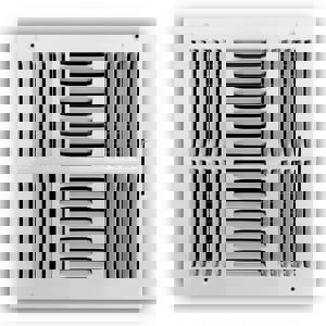 12X12 4 WAY S/C REG W/ML WHIT