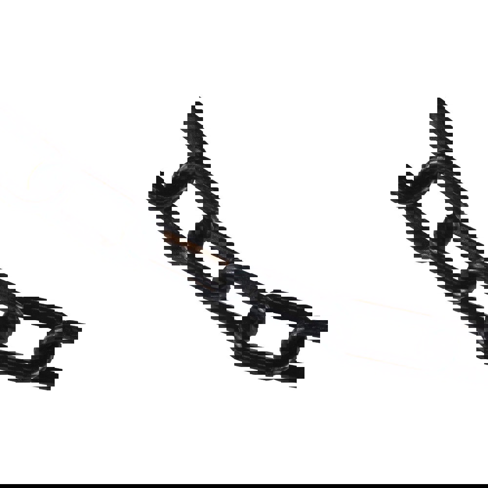 Barrier Rope & Chain; Type: Safety Chain ; Snap End Material: Plastic; Polyethylene ; Hook Fitting Material: Plastic ; Color: Black ; Link Type: Straight Link ; Rope/ Chain Material: Plastic; Polyethylene