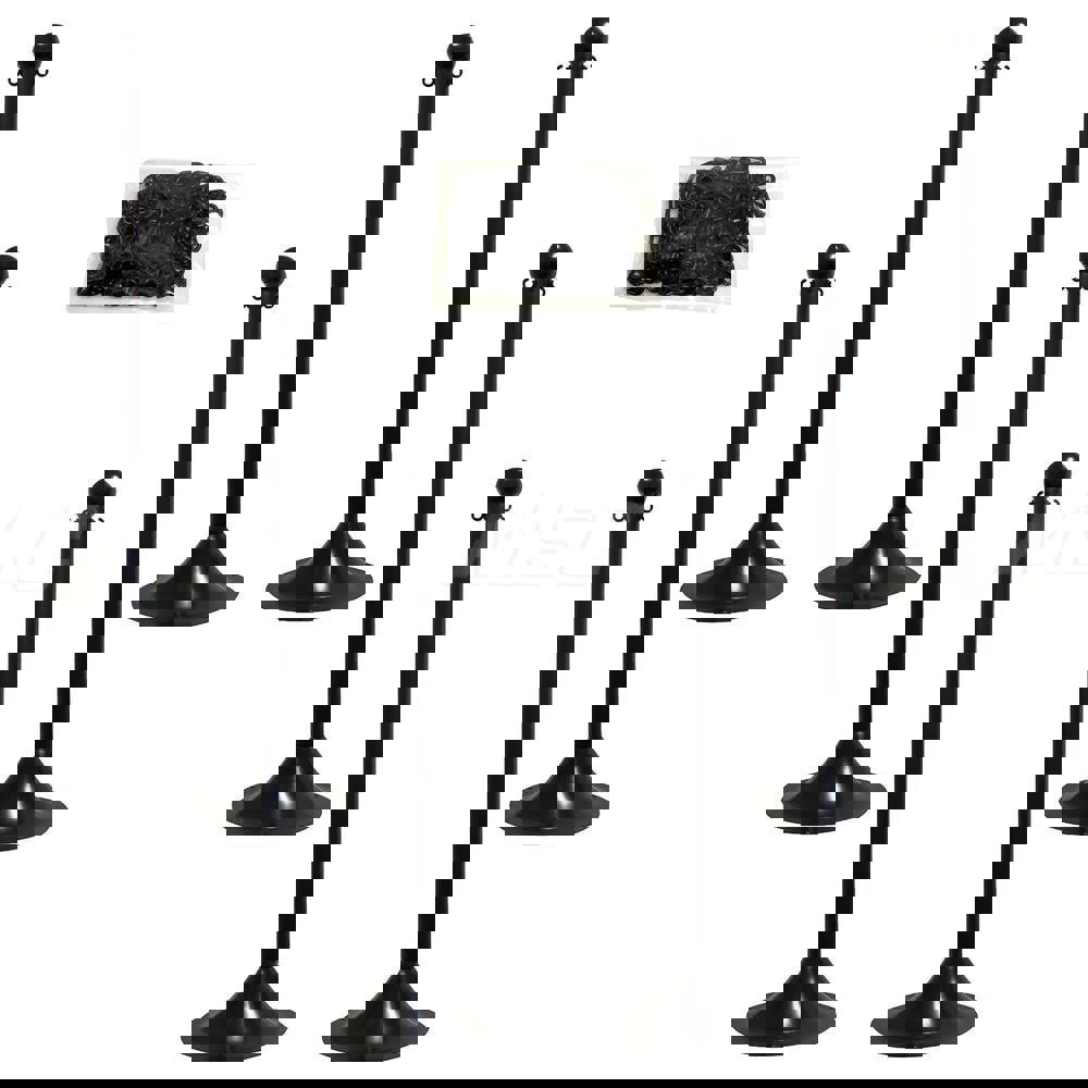 Pedestrian Barrier Kits; Chain Material: