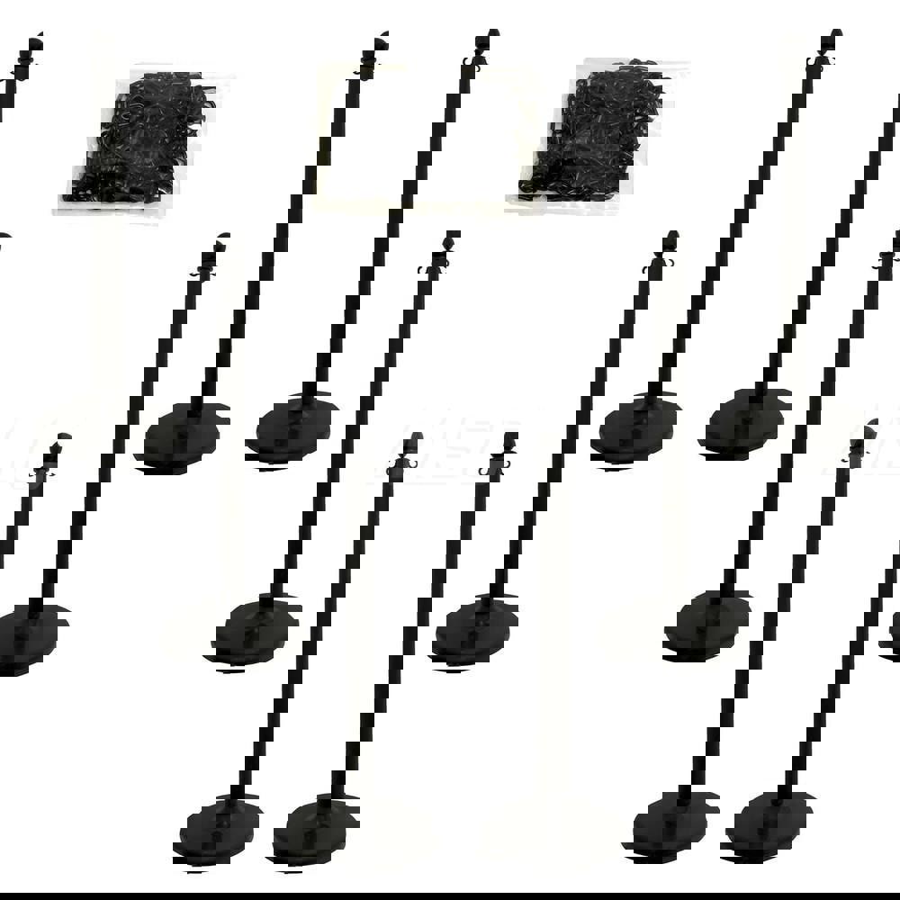 Pedestrian Barrier Kits; Chain Material: