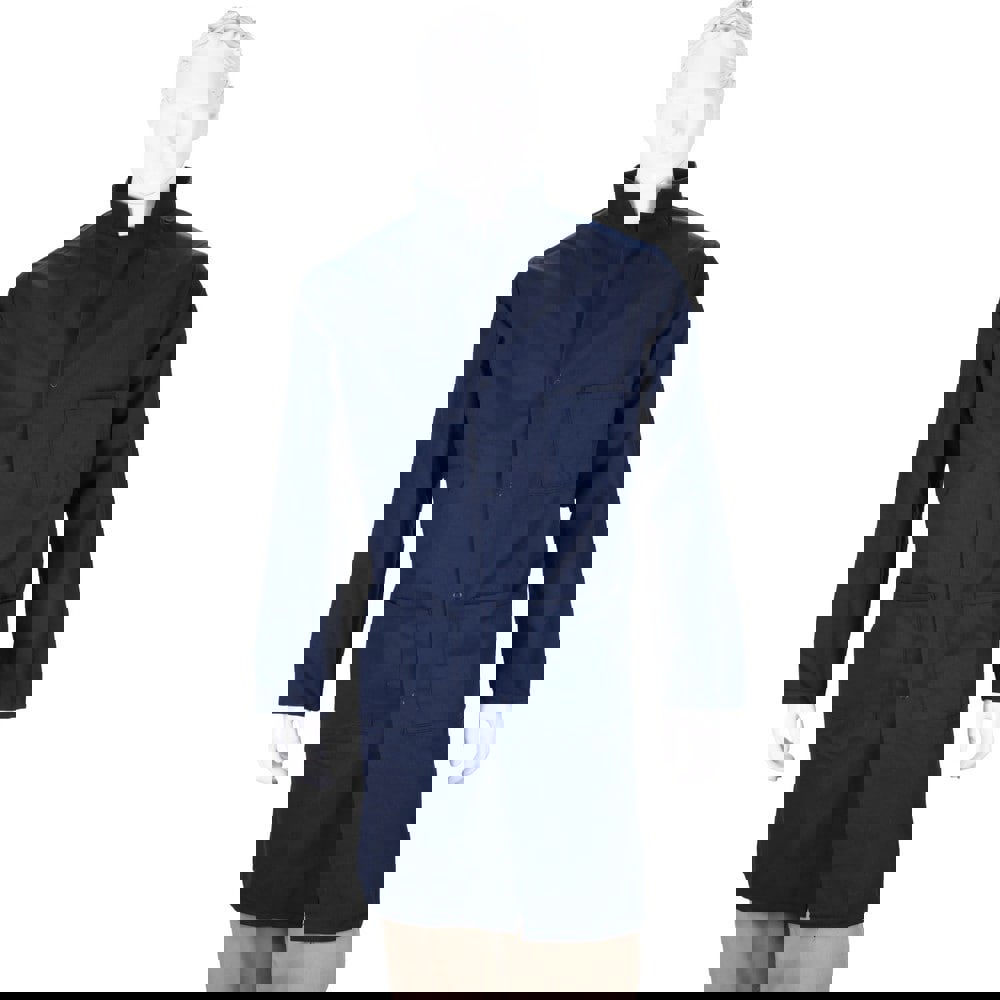 Size XL Navy Blue Lab Coat