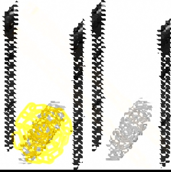 Hook Strap: Plastic, Black, 25' Long