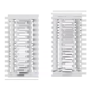 10X10 ALUM 4WAY CURV S/C REG WHIT