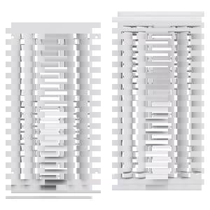 12X12 ALUM 4WAY CURV S/C REG WHIT