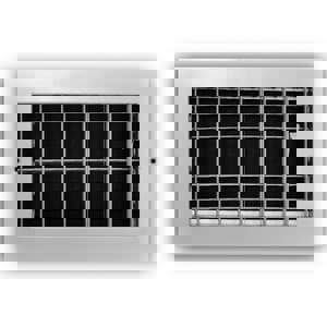 10X6 ALUM S/WALL ADJ REG WHIT