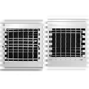 12X6 ALUM S/WALL ADJ REG WHIT