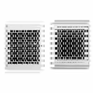 14X8 ALUM S/WALL ADJ REG WHIT