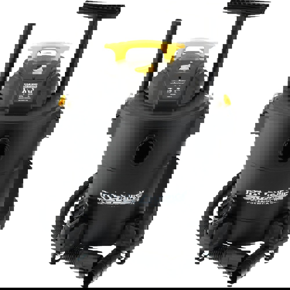 Wet/Dry Vacuum: Electric, 10 gal, 8 A