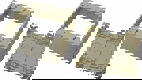 Electrical Device Box: Polyvinylchloride, Rectangle, 4-3/4