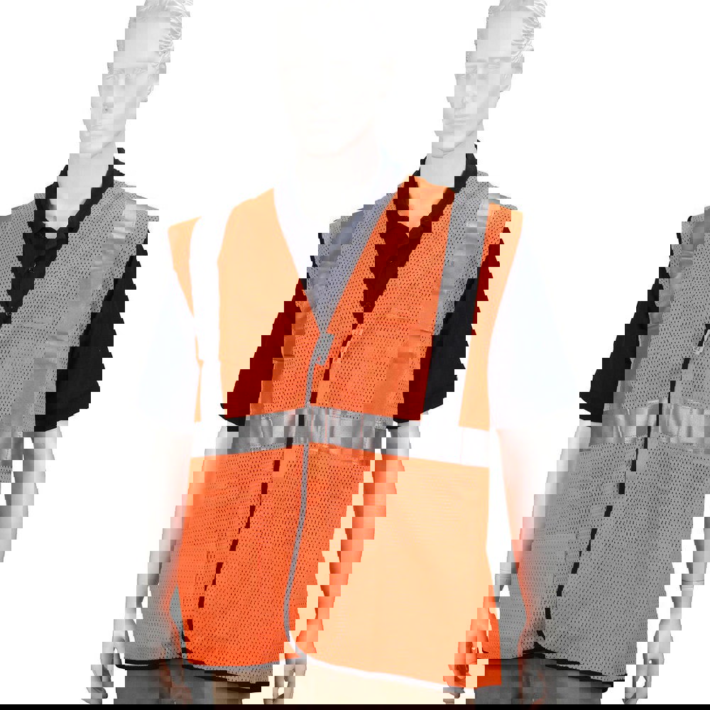 High Visibility Vest: 3X-Large, Breakaway Vest, ANSI Class 2