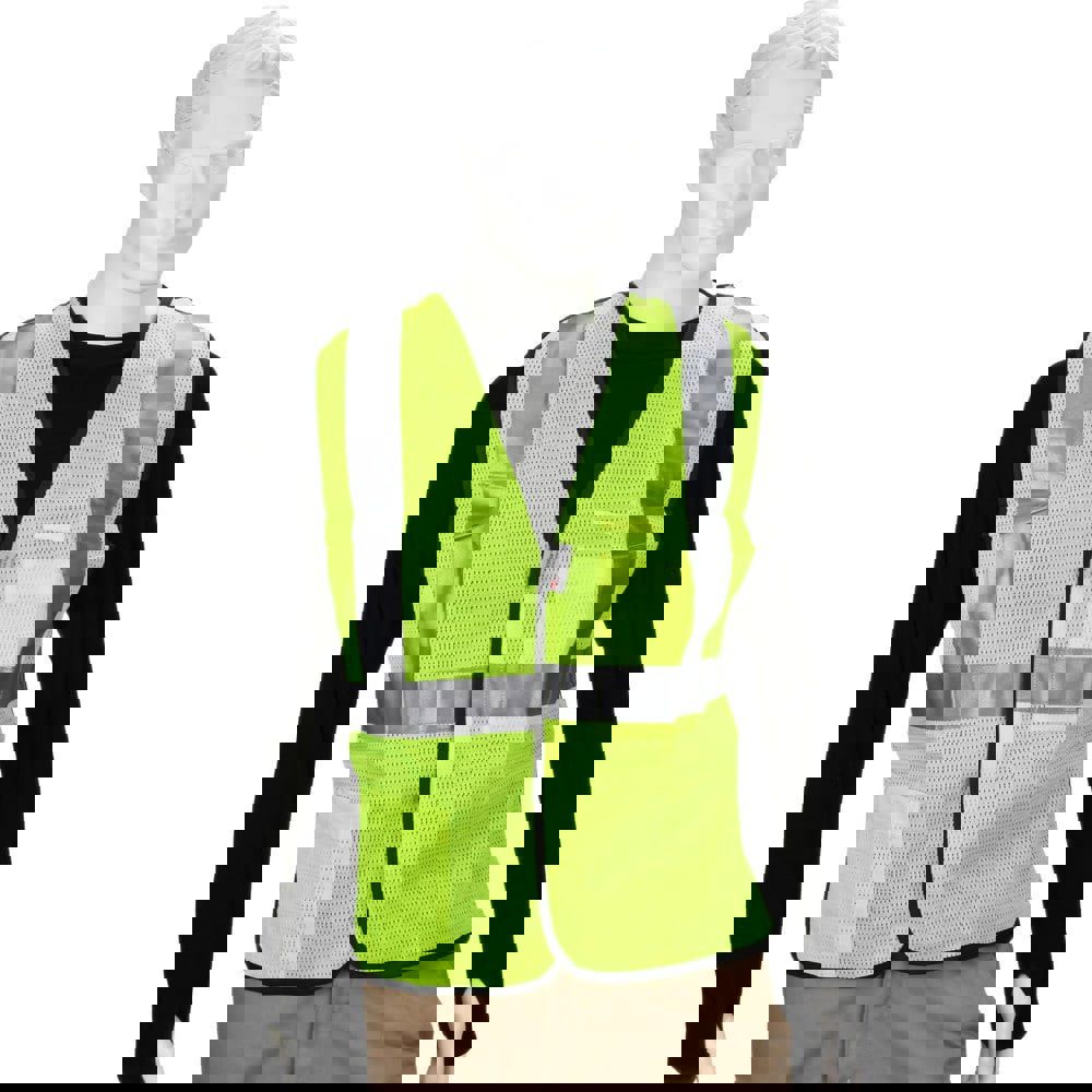 High Visibility Vest: Large, Breakaway Vest, ANSI Class 2